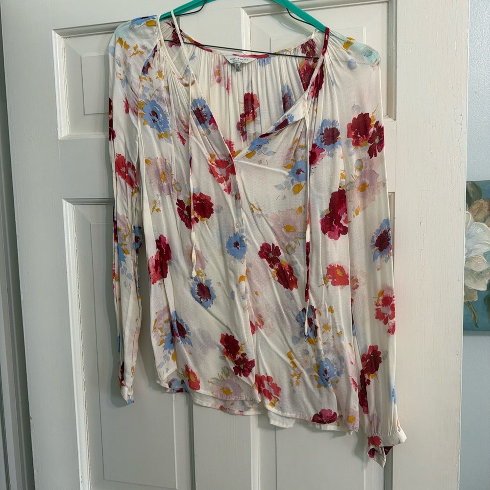 Floral Print Women's Top